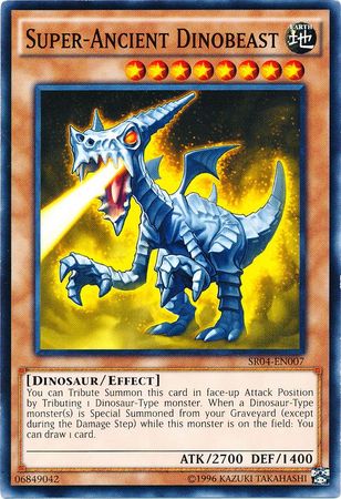 Super-Ancient Dinobeast - SR04-EN007 - Common - Unlimited