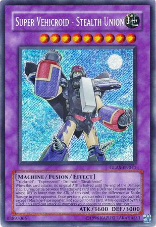 Super Vehicroid - Stealth Union - GLAS-EN041 - Secret Rare - Unlimited