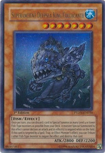 Superancient Deepsea King Coelacanth - PTDN-EN034 - Ultra Rare - 1st Edition