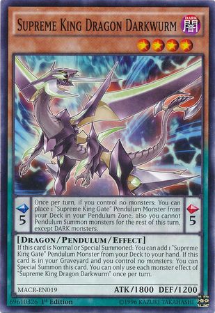 Supreme King Dragon Darkwurm - MACR-EN019 - Common - 1st Edition