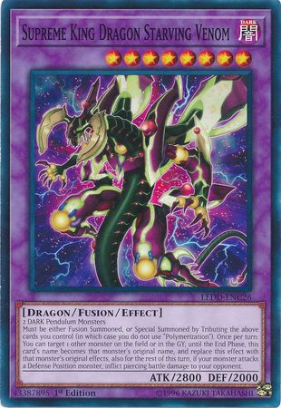 Supreme King Dragon Starving Venom - LEDD-ENC26 - Common - 1st Edition