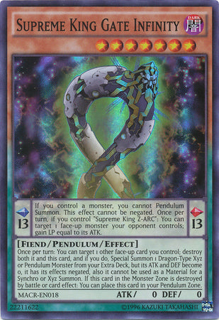 Supreme King Gate Infinity - MACR-EN018 - Super Rare - Unlimited
