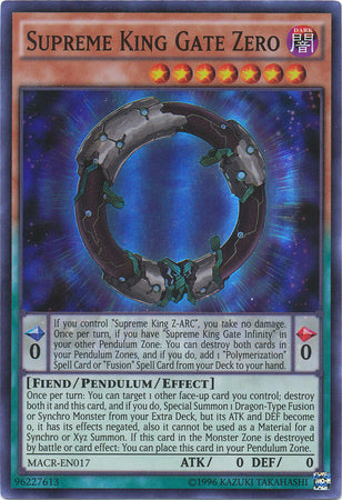 Supreme King Gate Zero - MACR-EN017 - Super Rare - Unlimited