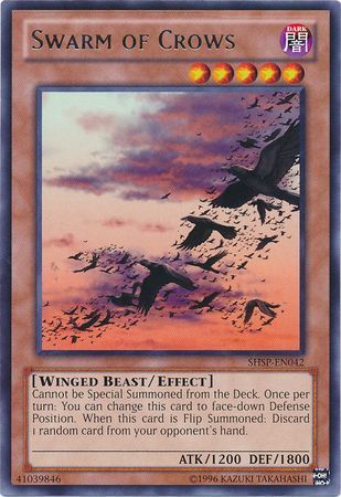 Swarm of Crows - SHSP-EN042 - Rare - Unlimited