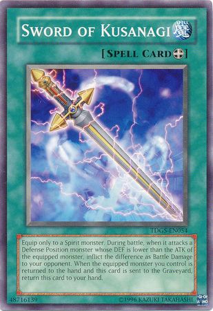 Sword of Kusanagi - TDGS-EN054 - Common - Unlimited