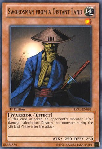 Swordsman from a Distant Land - LVAL-EN091 - Common - 1st Edition