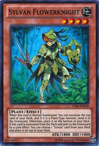 Sylvan Flowerknight - LVAL-EN018 - Super Rare - Unlimited