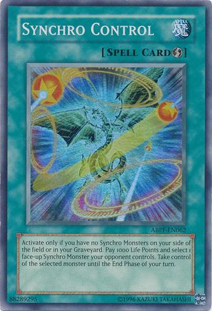 Synchro Control - ABPF-EN062 - Super Rare - Unlimited