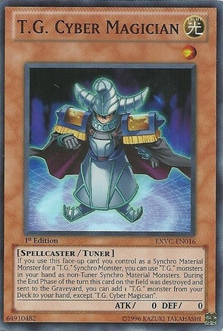 T.G. Cyber Magician - EXVC-EN016 - Super Rare - 1st Edition