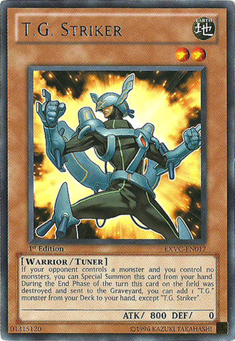 T.G. Striker - EXVC-EN017 - Rare - 1st Edition