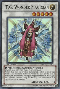 T.G. Wonder Magician - EXVC-EN040 - Ultra Rare - 1st Edition