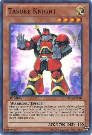 Tasuke Knight - GAOV-EN004 - Super Rare - 1st Edition