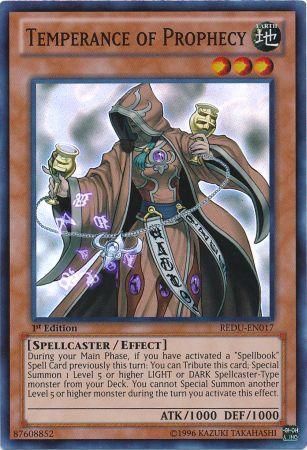 Temperance of Prophecy - REDU-EN017 - Super Rare - 1st Edition