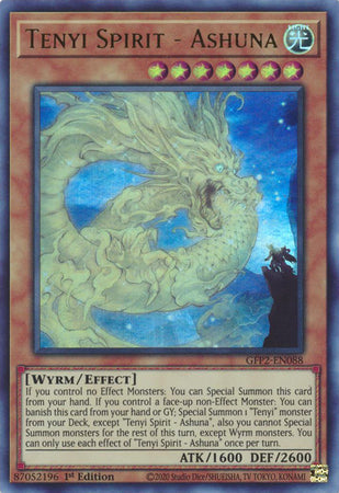 Tenyi Spirit - Ashuna - GFP2-EN088 - Ultra Rare - 1st Edition