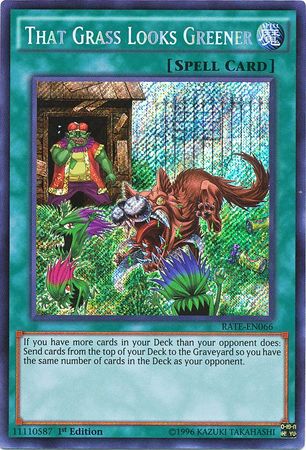 That Grass Looks Greener - RATE-EN066 - Secret Rare - 1st Edition