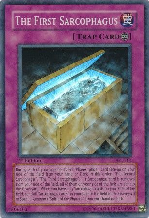 The First Sarcophagus - AST-101 - Super Rare - 1st Edition