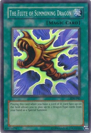 The Flute of Summoning Dragon - SDK-042 - Super Rare - 1st Edition