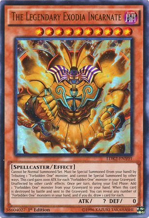 The Legendary Exodia Incarnate - LDK2-ENY01 - Ultra Rare - 1st Edition