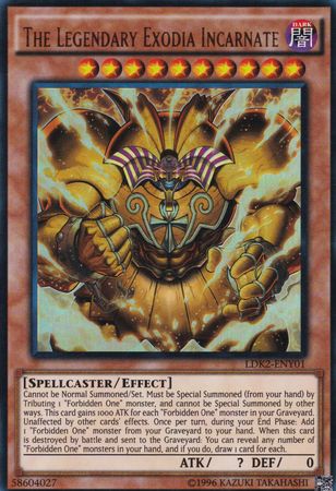 The Legendary Exodia Incarnate - LDK2-ENY01 - Ultra Rare - Unlimited