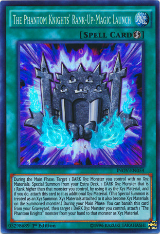 The Phantom Knights' Rank-Up-Magic Launch - INOV-EN054 - Super Rare - 1st Edition