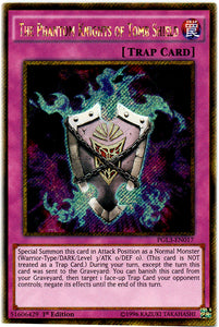 The Phantom Knights of Tomb Shield - PGL3-EN017 - Gold Secret Rare - 1st Edition