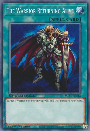 The Warrior Returning Alive - SGX1-ENE13 - Common - 1st Edition