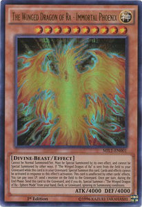 The Winged Dragon of Ra - Immortal Phoenix - MIL1-EN001 - Ultra Rare - 1st Edition