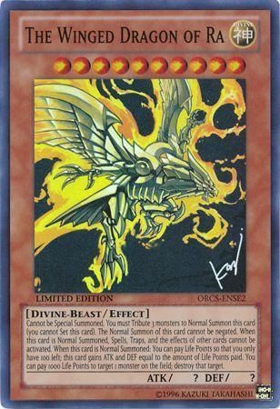 The Winged Dragon of Ra - ORCS-ENSE2 - Super Rare - Limited