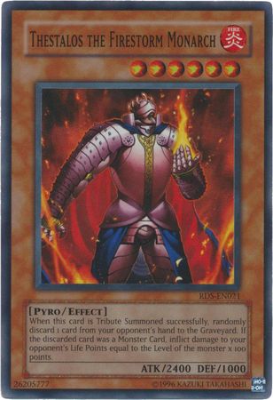 Thestalos the Firestorm Monarch - RDS-EN021 - Super Rare - Unlimited