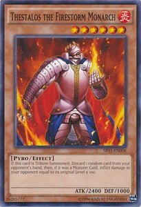 Thestalos the Firestorm Monarch - SR01-EN008 - Common - Unlimited