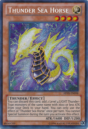 Thunder Sea Horse - ABYR-EN098 - Secret Rare - Unlimited