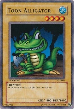 Toon Alligator - SDP-009 - Common - 1st Edition