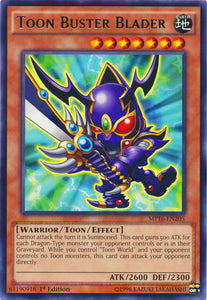 Toon Buster Blader - MP16-EN205 - Rare - 1st Edition