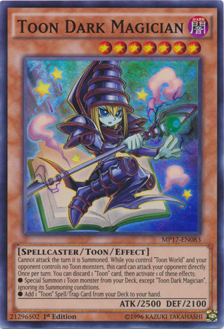 Toon Dark Magician - MP17-EN083 - Super Rare - 1st Edition