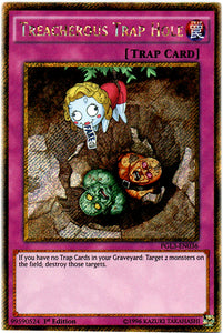 Treacherous Trap Hole - PGL3-EN036 - Gold Secret Rare - 1st Edition