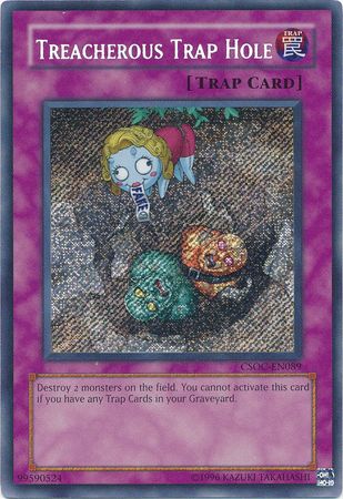 Treacherous Trap Hole - CSOC-EN089 - Secret Rare - Unlimited