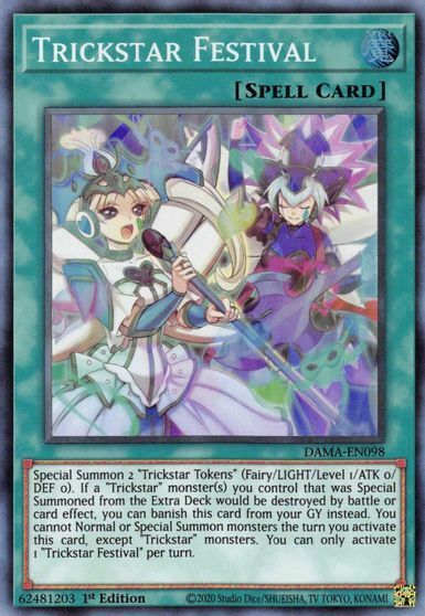 Trickstar Festival - DAMA-EN098 - Super Rare - 1st Edition