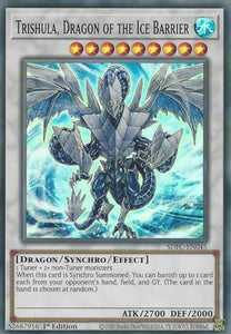 Trishula, Dragon of the Ice Barrier - SDFC-EN045 - Super Rare - 1st Edition