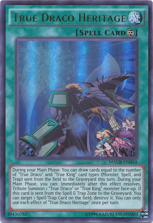 True Draco Heritage - MACR-EN054 - Ultra Rare - Unlimited