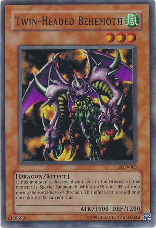 Twin-Headed Behemoth - LOD-063 - Super Rare - 1st Edition