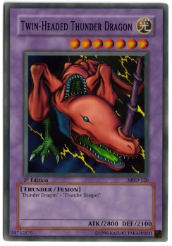Twin-Headed Thunder Dragon - MRD-120 - Super Rare - Unlimited