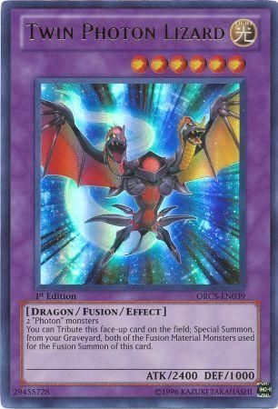 Twin Photon Lizard - ORCS-EN039 - Ultra Rare - 1st Edition