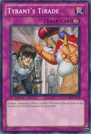 Tyrant's Tirade - STOR-EN078 - Common - 1st Edition