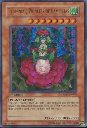 Tytannial, Princess of Camellias - CSOC-EN029 - Ultra Rare - 1st Edition