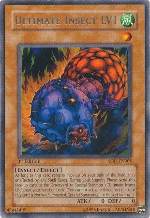 Ultimate Insect LV1 - SOD-EN005 - Rare - 1st Edition