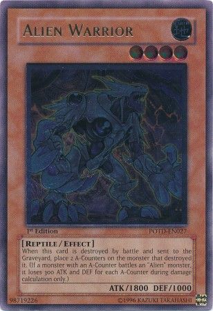 Alien Warrior - POTD-EN027 - Ultimate Rare - 1st