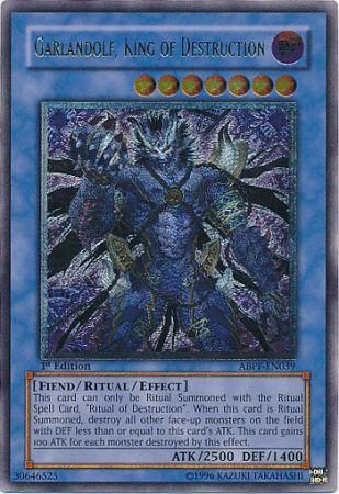 Garlandolf, King of Destruction - Ultimate - ABPF-EN039 - Ultimate Rare - 1st