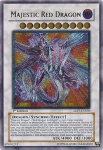 Majestic Red Dragon - Ultimate - ABPF-EN040 - Ultimate Rare - 1st