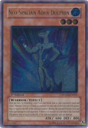 Neo-Spacian Aqua Dolphin - POTD-EN003 - Ultimate Rare - 1st