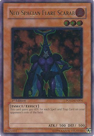 Neo-Spacian Flare Scarab - POTD-EN004 - Ultimate Rare - 1st